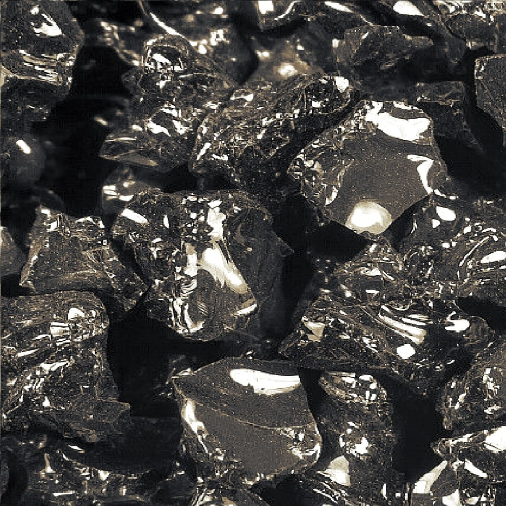 Microscopic view of angular nickel slag particles showing characteristic sharp edges and irregular geometry